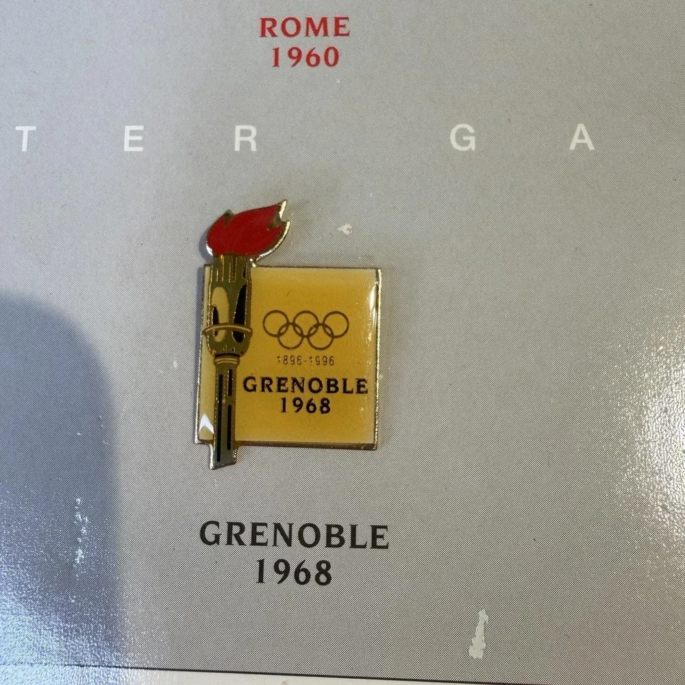 Commemorative Enameled Summer & Winter Olympic Games Pins 6 Pieces Issued 1996